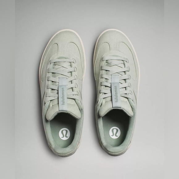 NWT Lululemon Women’s Cityverse Canvas Sneaker- Jade Grey/Nat. Ivory/Palm Court - Picture 2 of 16
